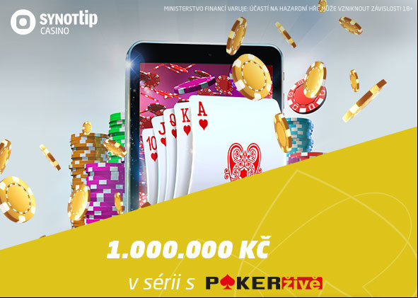 V Synot Tip PokerZive.cz Sérii se od soboty hraje o milion