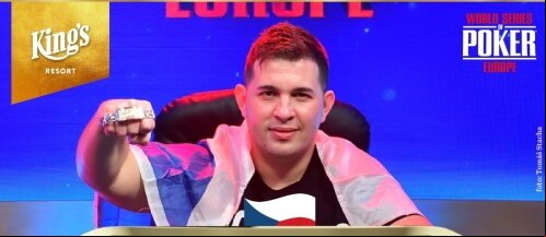 Josef Guláš mladší, mistr Evropy v pokeru pro rok 2021 a vítěz zlatého náramku z World Series of Poker