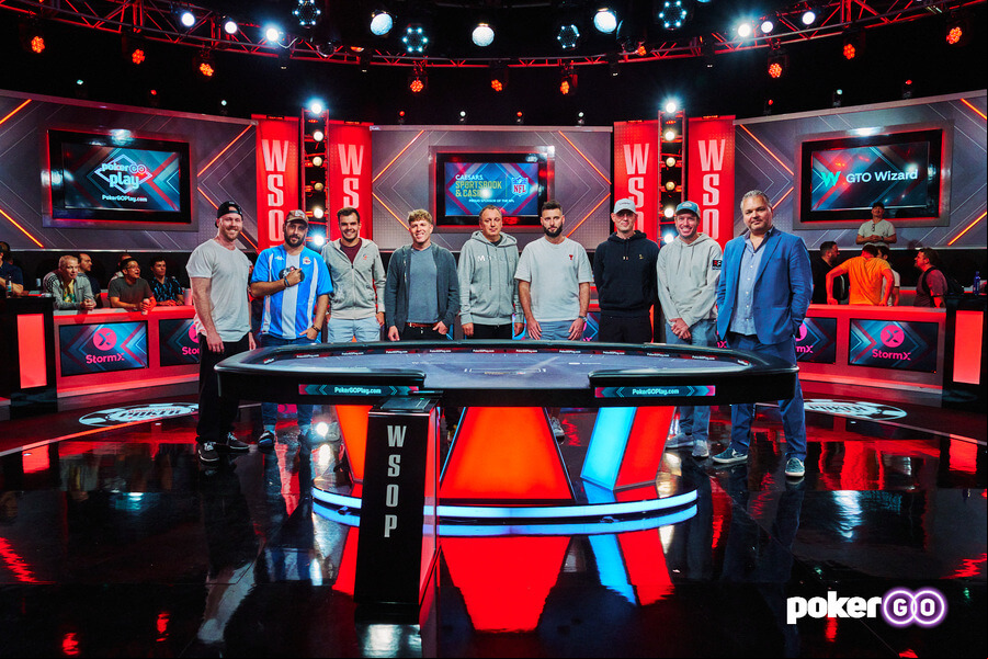 Finálový stůl ve ME WSOP na PokerGo.com