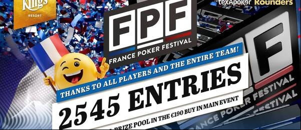 FPF Main Event v King’s napočítal 2.545 entries