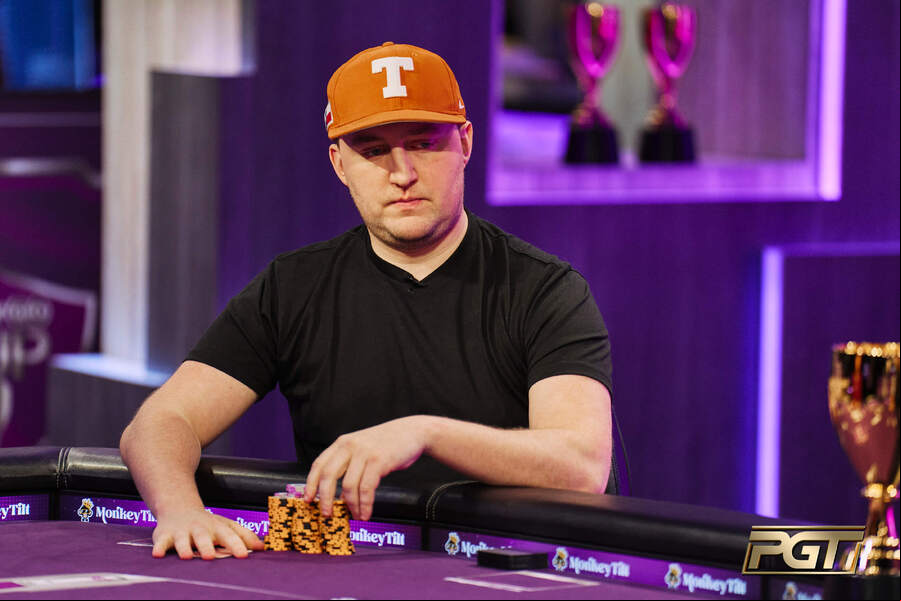 Michael Moncek během PokerGO Cup od PokerGO.com