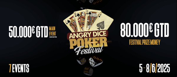 Angry Dice festival garantuje celkem €80.000